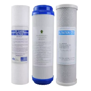 CTO 10 Inch 20 Inch Water Filter UDF Activated Carbon Replacement Cartridge Water Cartridge Filter