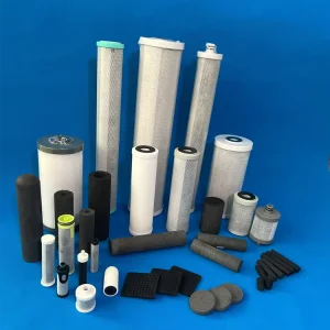 CTO 10 Inch Electric Water Filter Cartridge 5 Micron Activated Carbon Block for Household and Hotel Use