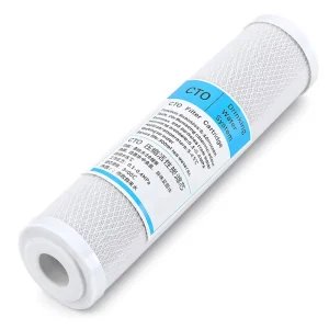 CTO 20 Inch High Iodine Carbon Block Water Filter Cartridge for Household Outdoor Systems