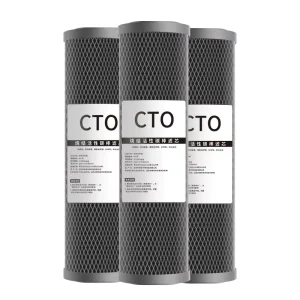 CTO Activated Carbon Water Purifier Accessories suitable for Both Household and Commercial Use activated Carbon Filter Cartridges