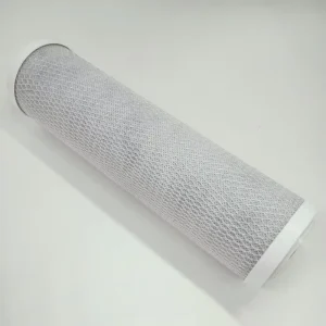CTO UDF Activated Carbon Block Water Filter Cartridge OEM White 10 Inch Under Sink Filter