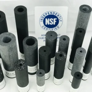 Calcium and Magnesium Ion Removal Carbon Rod Filter Cartridge for Water Purification System