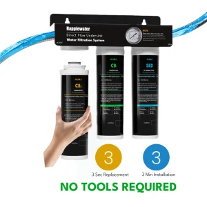 Carbon Block Undersink Water Filter for Home, Office, and Hotel Lead Removal