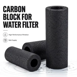 Carbon Block Water Filter Media for Household, Commercial Filtration, and Drinking Water Treatment