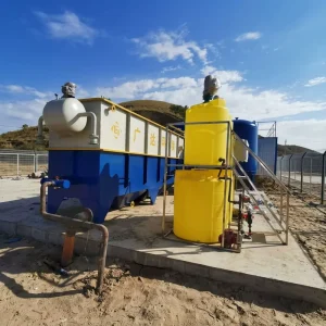 Carbon Steel Lab Water Treatment Machine with Motor, PLC, Air Flotation, Precipitation and Filtration, 500 L/Hour