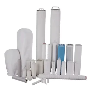 Cartridge Water Filter Membrane Pleated Filter Cartridge Replacement for Sea Water Desalination
