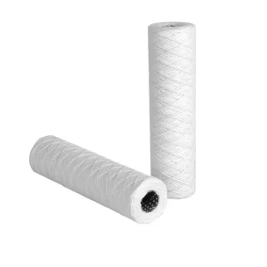Cartridges Filter String Glass Fiber Wire Wound Cotton 5 Micron String Wound Sediment Filter for Well Water