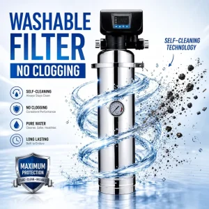 Central Water Purifier Machine for Household 3000L Rust Proof Stainless Steel Ultra Filtration Water Filter System