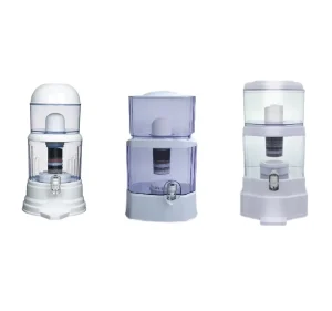 Ceramic Manual Outdoor Mineral Water Purifier Household Office Desktop Alkaline Water Filter for Drinking Water