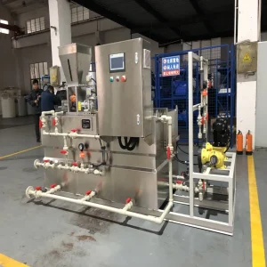 Chemical Weighing Dosing Machine and Ingredient Dosing System 2000 L/H with Stirring Pump, Water pH Controller and SUS304 Construction