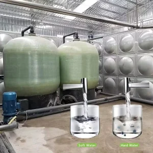 China Best Industrial UF Membrane Hard Water Filter Softener Pump Motor PLC Automatic Operation Engine 500L Hour 1 Year Warranty
