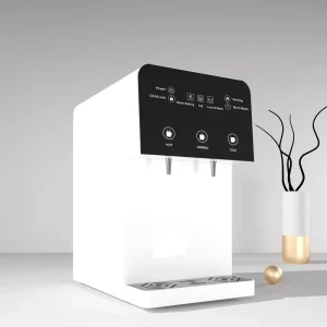 China Counter Top Drinking 4 Stages Smart Screen Hot Cold Ro Reverse Osmosis Water Filter System Water Purifier Machine