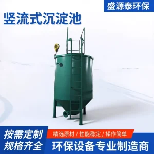 Circular Vertical Flow Sedimentation Tank Industrial Wastewater Sludge Separation Equipment Domestic Sewage Gravity China 5+