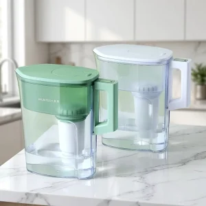 Classic 3.5L Alkaline Water Filter Pitcher Double Activated Carbon Filters NSF 42 Certified Reduces Chlorine Heavy Metals BPA