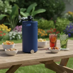 Cocktail Dispenser with Cocktail Tap System for Outdoor Picnic
