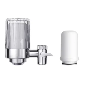 Coconut Activated Carbon Kitchen Ceramic Filter Water Purifier Stainless Steel Faucet Water Filter for Home Drinking
