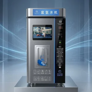 Coin Operated Hydrogen Water Vending Machine Business Use Automatic Refill Purified and Ionized High Flow Rate