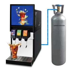Cold Drink Dispenser Machine for Soda, Carbonated, and Sparkling Beverages