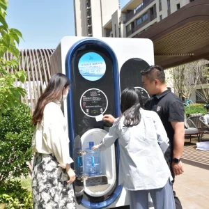 Cold and Normal Water Vending Machine with Electrolysis, Alkaline and Hydrogen Water