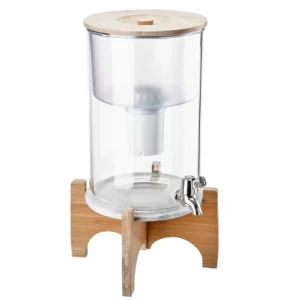 Color Box Water Filter Purifier Transparent Alkaline Glass Drinking Water Carbon Steel Cold Manual High Ph 8.5 Liter 2.25 Gallon