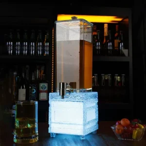 Color-Changing Illuminated LED Beer Tower Drink Dispenser 2L 3L for Bar Nightclub