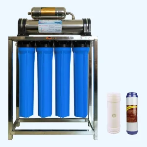 Commercial 1000L/H High-Flow Reverse Osmosis Filtration System with Manual Power and Ultrafiltration for Households