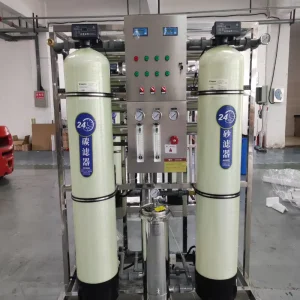 Commercial 1000LPH RO Water Purification System with 4×4040 Membranes Pressure Vessel Pump PLC Bearing 1 Year Warranty