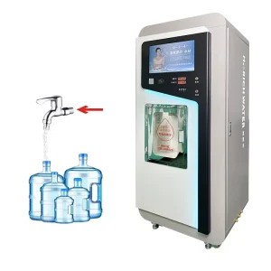Commercial 24 Hour Self Service Hydrogen Water Maker Generation & Vending Machine Supports Customizable Body Advertising