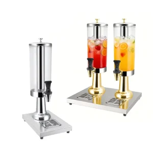 Commercial 3L Juice Cold Beverage Dispenser with Tap for Buffet Restaurants and Parties