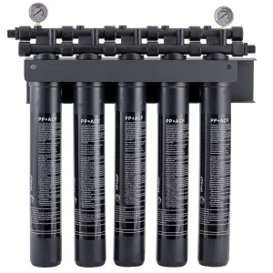 Commercial 5-Stage High-Flow PACF Water Filter Purifier Quick Connect for Outdoor RV Plastic Car Coffee Purification Household