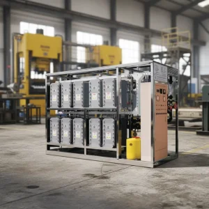 Commercial 6000L/Hour Reverse Osmosis Desalination Water Treatment Machine PLC Pump Motor for Food Beverage Industry
