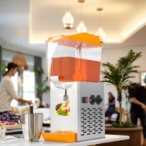 Commercial Automatic 220V 16L Stainless Steel Portable Juice Beverage Dispenser Machine Hot Cold Drink Cooling Spray Function