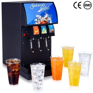 Commercial Automatic 4-Flavor Electric Beverage Fountain Soda Carbonator Machine