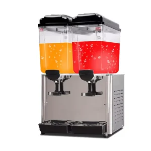 Commercial Automatic Juice Drink Dispenser Self service Milk Tea 2 Tank Beverage Hot and Cold Drink Machine