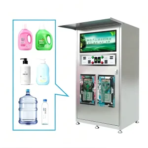 Commercial Automatic Liquid Detergent Vending Machine 220L Self Service Coin Operated for Laundry Shampoo Shower Gel Soap Refill