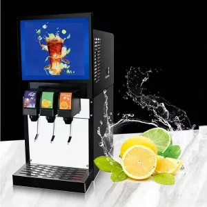 Commercial Automatic Soda and Soft Drink Dispenser, High-Capacity Beverage Vending Machine