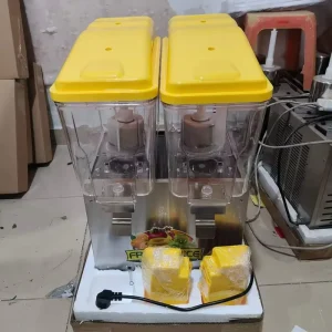 Commercial Beverage Dispenser Beer Server Stainless Steel 32L 2-Tap Food Grade Electric Energy Saving