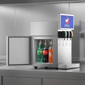 Commercial Grade 3-Valve Fast-Cooling Cold Drink Soda Dispenser