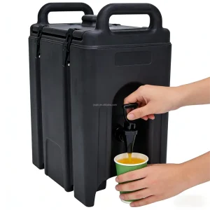 Commercial Grade Serve Hot or Cold Insulated Beverage Dispenser for Coffee Hot Chocolate or Lemonade