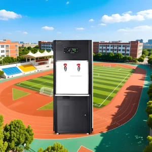 Commercial Grade Stainless Steel 32L Large Capacity Drinking Fountain Filtration 2 Taps Hot Cold Dispensing Compressor Cooling