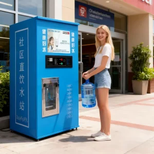 Commercial High Yield Coin Operated RO Water Vending Machine Automatic Water Refill Station Maquina Expendedora for Sale