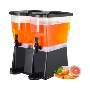 Commercial Hotel Party Plastic Beverage Dispenser with Tap for Juice and Drinks