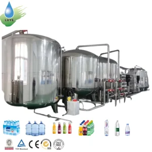 Commercial Industrial Water Purification Machine RO System 6000L/Hour Reverse Osmosis Treatment Pump PLC Pressure Vessel