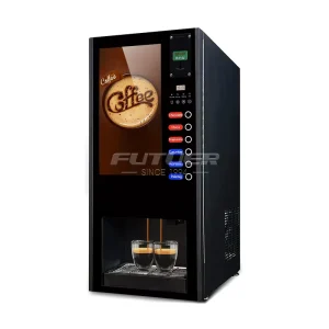 Commercial Instant Coffee Vending Machine Coin Operated Mixing Type Hotel Coffee Dispenser
