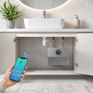 Commercial Metal Instant Hot Water Heater Built-in Filter Tankless Electric Water Heater for Under-Cabinet Sink Household Hotel