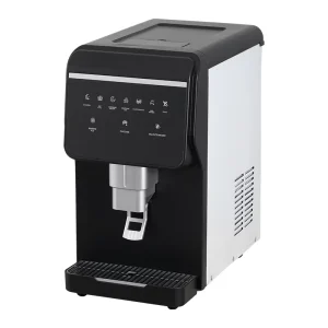 Commercial Portable 30kg 24H Countertop Nugget Ice Maker Electric Self Cleaning Machine for Hotel Home Kitchen Party with Scoop
