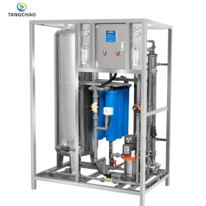 Commercial Pure Water Treatment System with PLC and Engine for Reverse Osmosis 500L/Hour Bagged Water Filling Machine