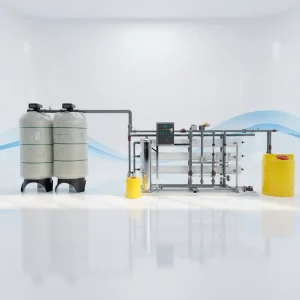 Commercial RO Plant 6000LPH Turnkey RO System Water Filtration System with PLC Automatic Control