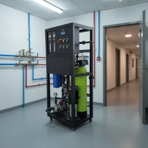 Commercial RO Water Purification System with Pump and PLC 500L/Hour