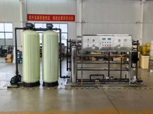 Commercial RO Water Treatment Equipment, 3000L/H Reverse Osmosis System for Tap and Well Water Purification, 1-Year Warranty